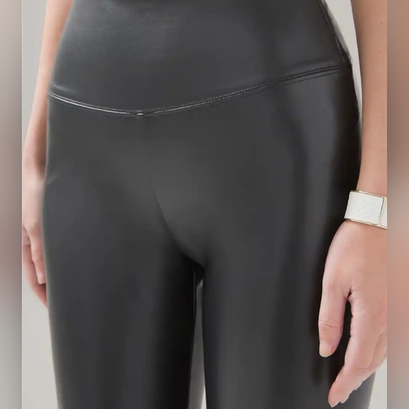 WHBM Vegan Leather Runway Legging - Picture 6 of 7